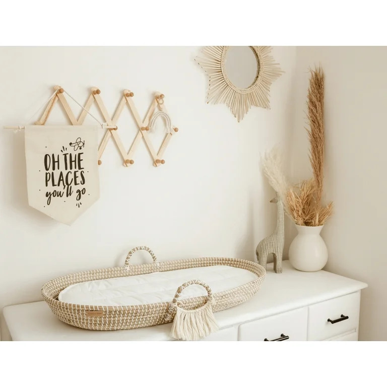 Baby Changing Basket - Baby Moses Basket - Thick Diaper Changing Pad - Leak Proof Plush Cotton Li... | Walmart (US)