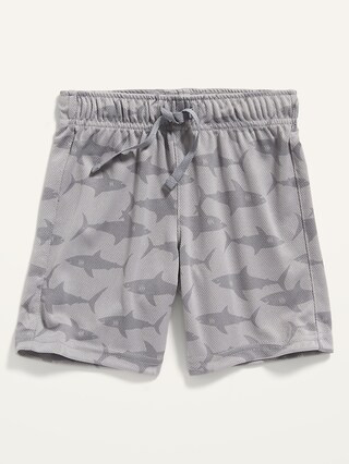 Unisex Functional Drawstring Printed Mesh Shorts for Toddler | Old Navy (US)