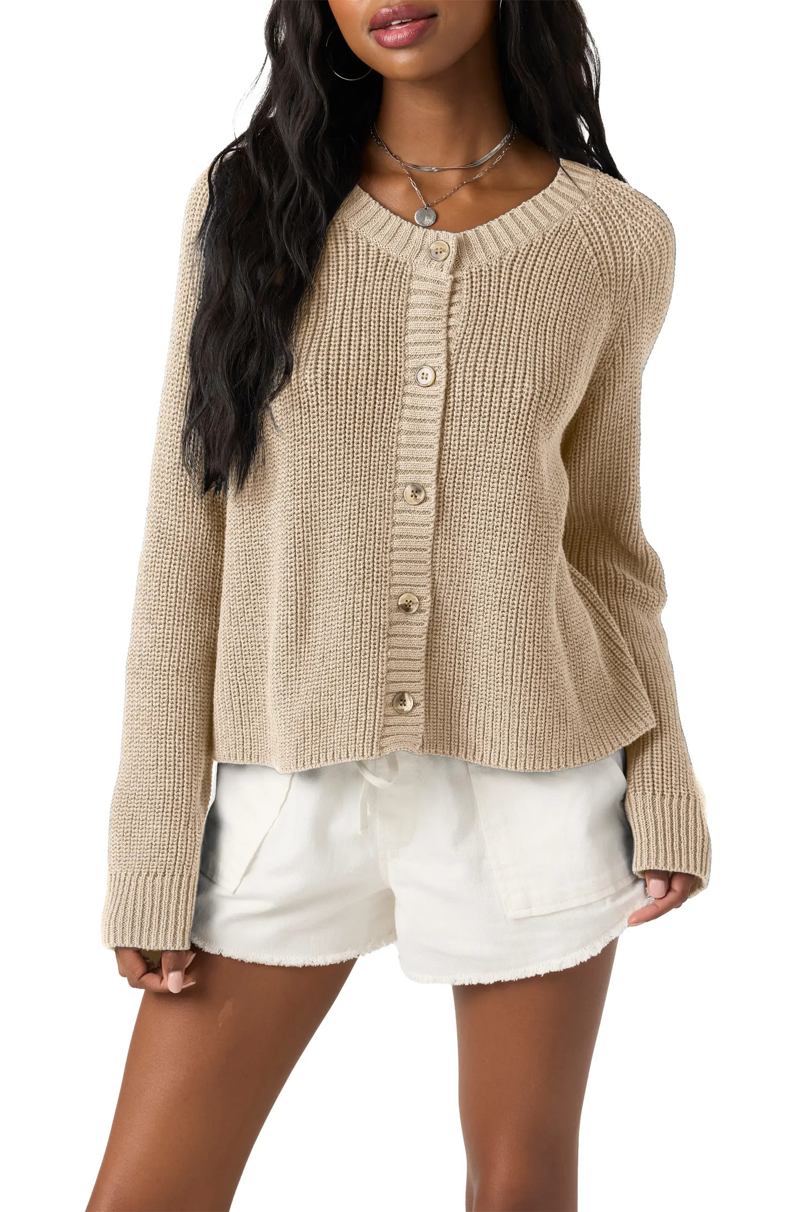 O'Neill Kerris Cotton Blend Cardigan | Nordstrom | Nordstrom