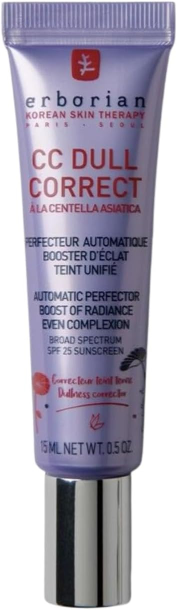 Erborian CC Dull Correct with Centella Asiatica - Korean Skincare and Makeup Cream - Primer & Blu... | Amazon (UK)