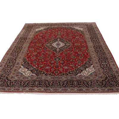 One-of-a-Kind Hand-Knotted 1980s Red 9'8" x 13'3" Wool Area Rug | Wayfair North America