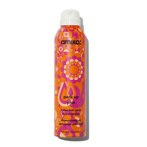 amika perk up plus extended clean dry shampoo, 5.3oz | revitalizes roots + boosts time between washes with no residue or build up | for all hair types | Amazon (US)