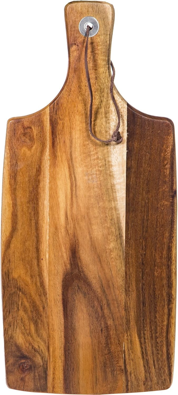 Palais Dinnerware Acacia Cutting Board - Wooden Butcher Block (16" X 7" Paddle Board) | Amazon (US)
