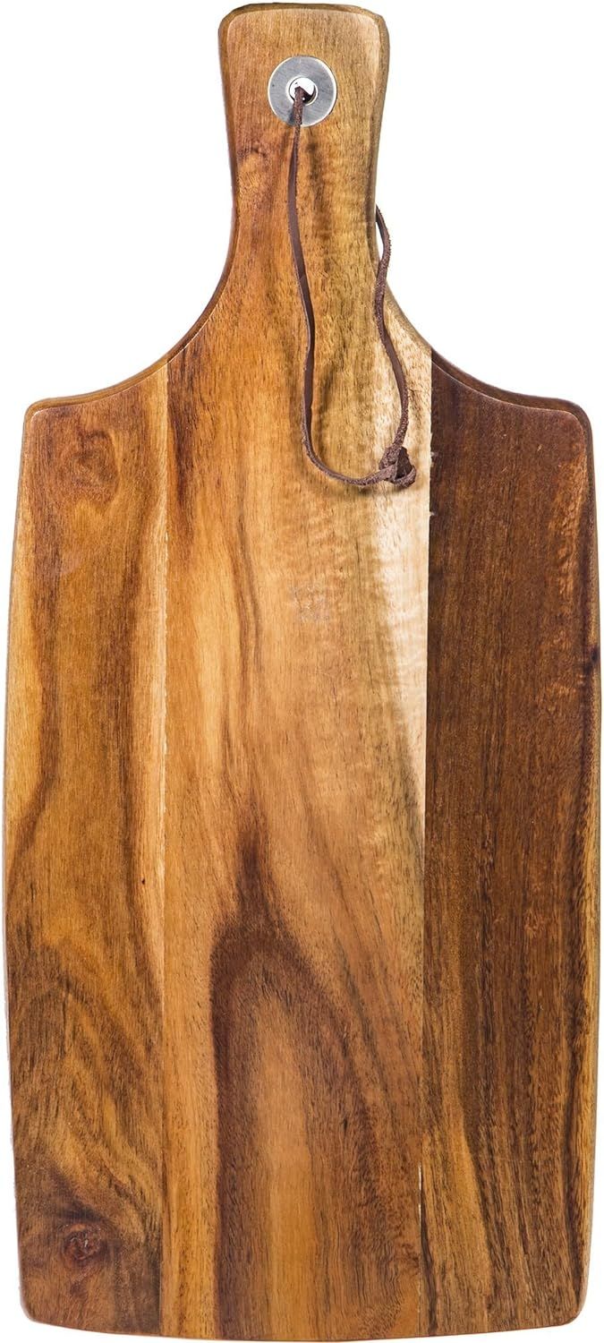 Palais Dinnerware Acacia Cutting Board - Wooden Butcher Block (16" X 7" Paddle Board) | Amazon (US)