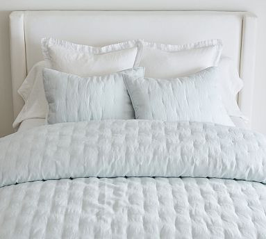 Belgian Flax Linen Tufted Quilt | Pottery Barn (US)