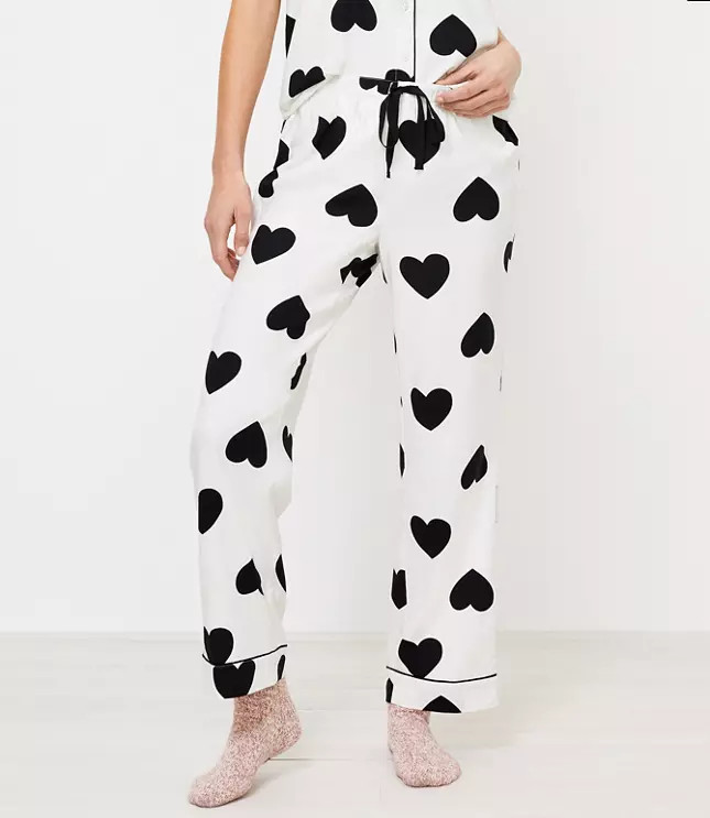 Heart Pajama Pants | LOFT