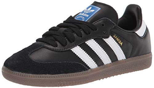 adidas Originals Men's Samba OG Sneaker Black/White/Gum 4 | Amazon (US)