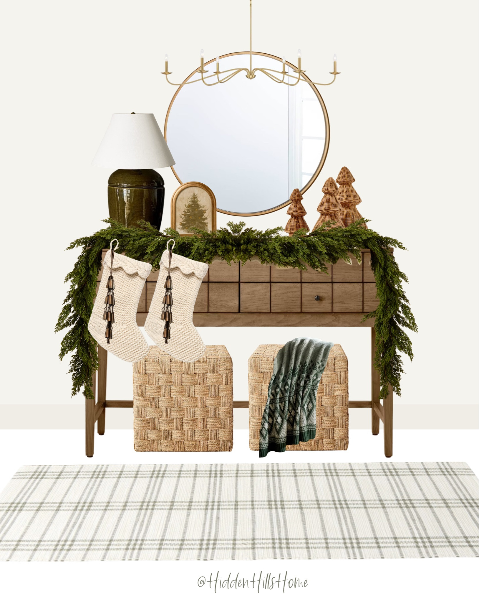 Holiday entryway decor, affordable Christmas decor ideas, garland, Christmas trees, Christmas decor mood board, entryway decor 

#LTKSeasonal #LTKHome #LTKHoliday