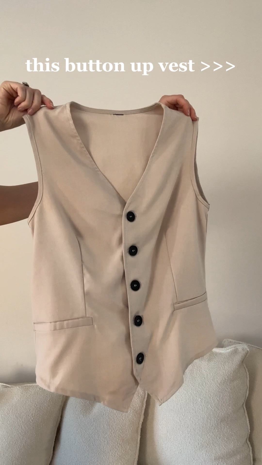 The cutest button up vest! This is the perfect summer to fall top! Can be styled so many different ways! Wearing a size small!


#LTKStyleTip #LTKWorkwear #LTKFindsUnder50