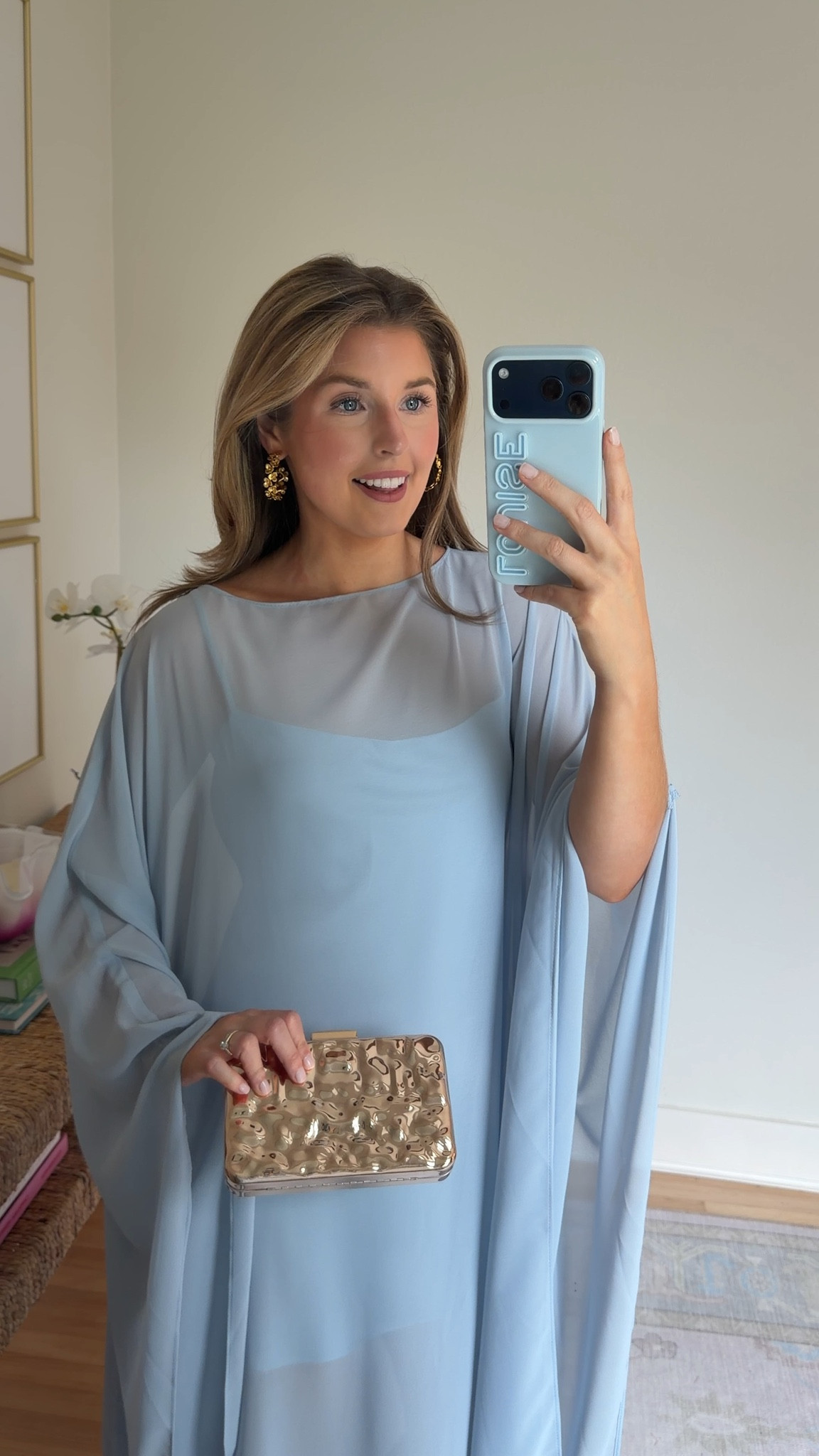 Wedding guest dress option with sleeves + more coverage! Wearing a S
