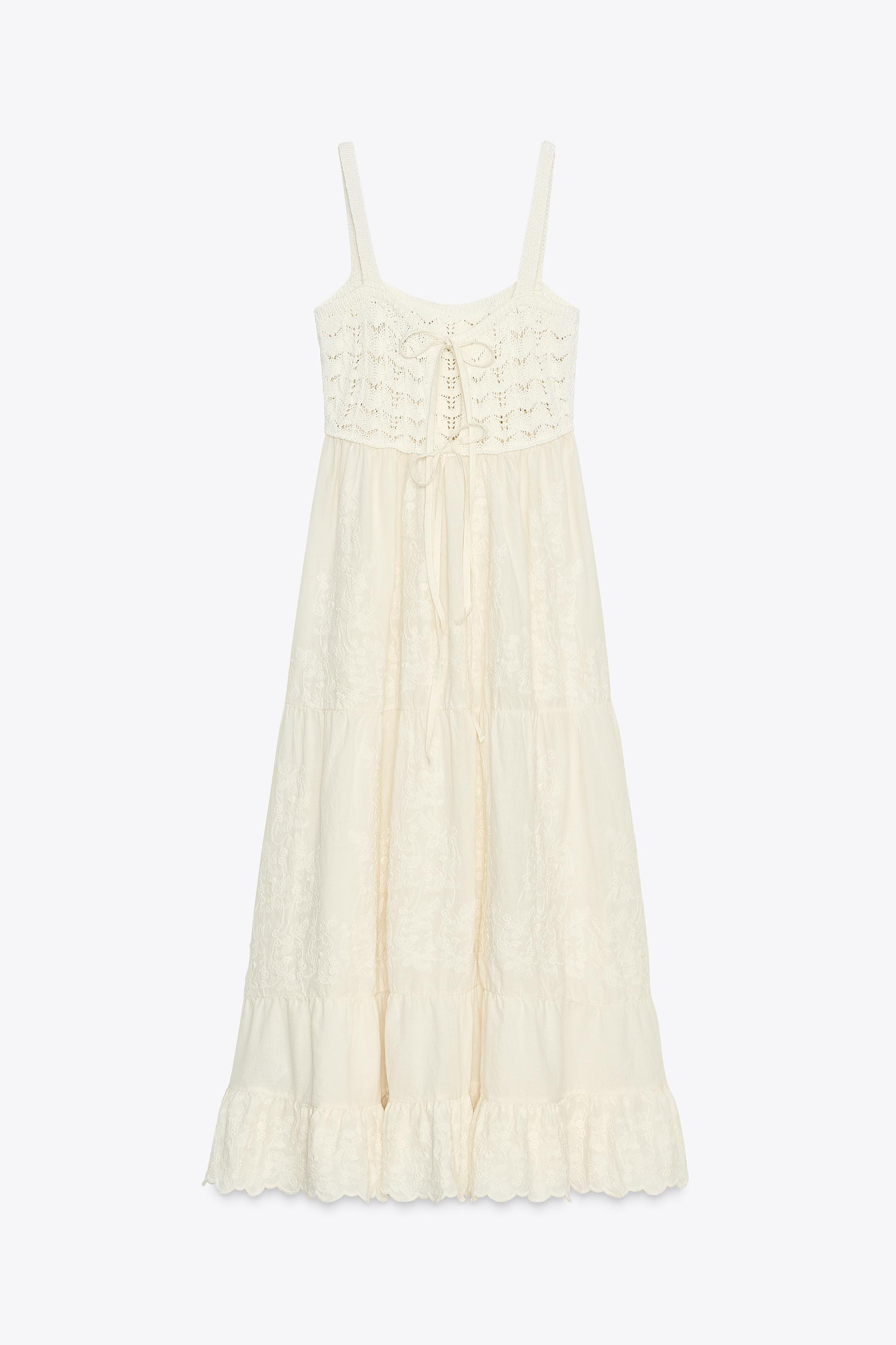 KLEID MIT STRICK-MATERIALKOMBINATION | Zara DE