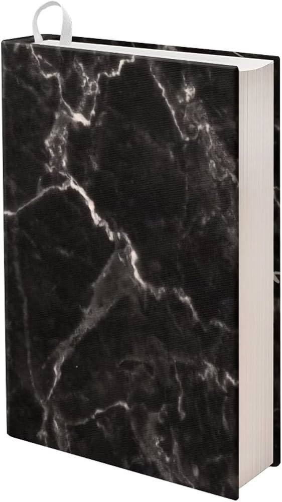 Black Marble Book Sleeve Cover Reusable School Book Protector Stretchable Book Covers for Classro... | Amazon (US)