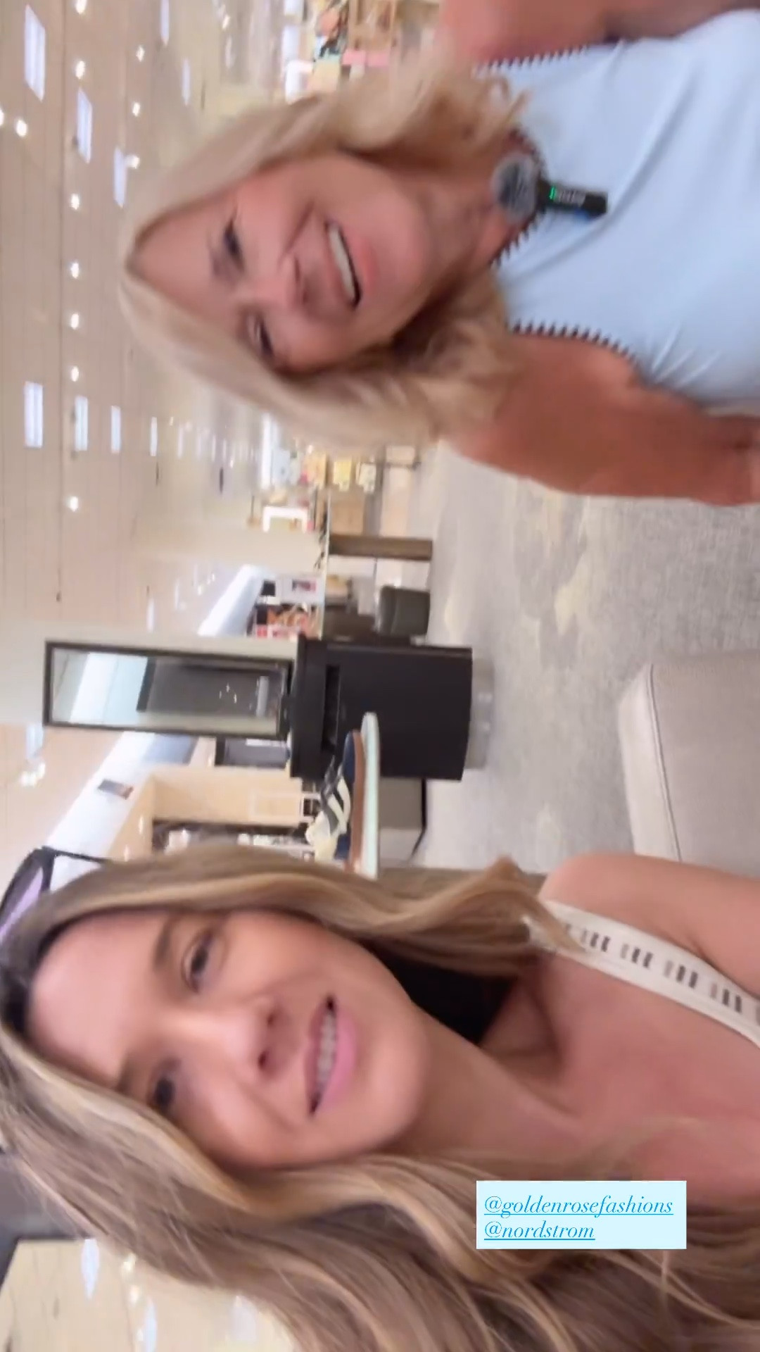 Shoe shoppping with Mom 