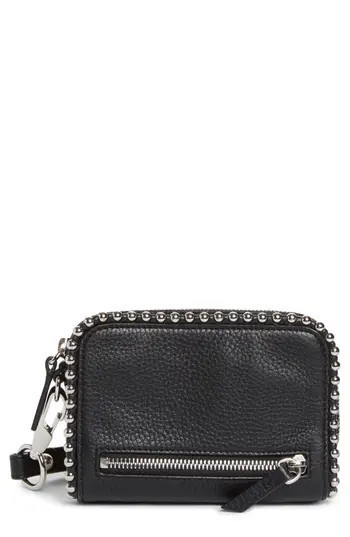 Women's Alexander Wang Fumo Studded Leather Wristlet - Black | Nordstrom
