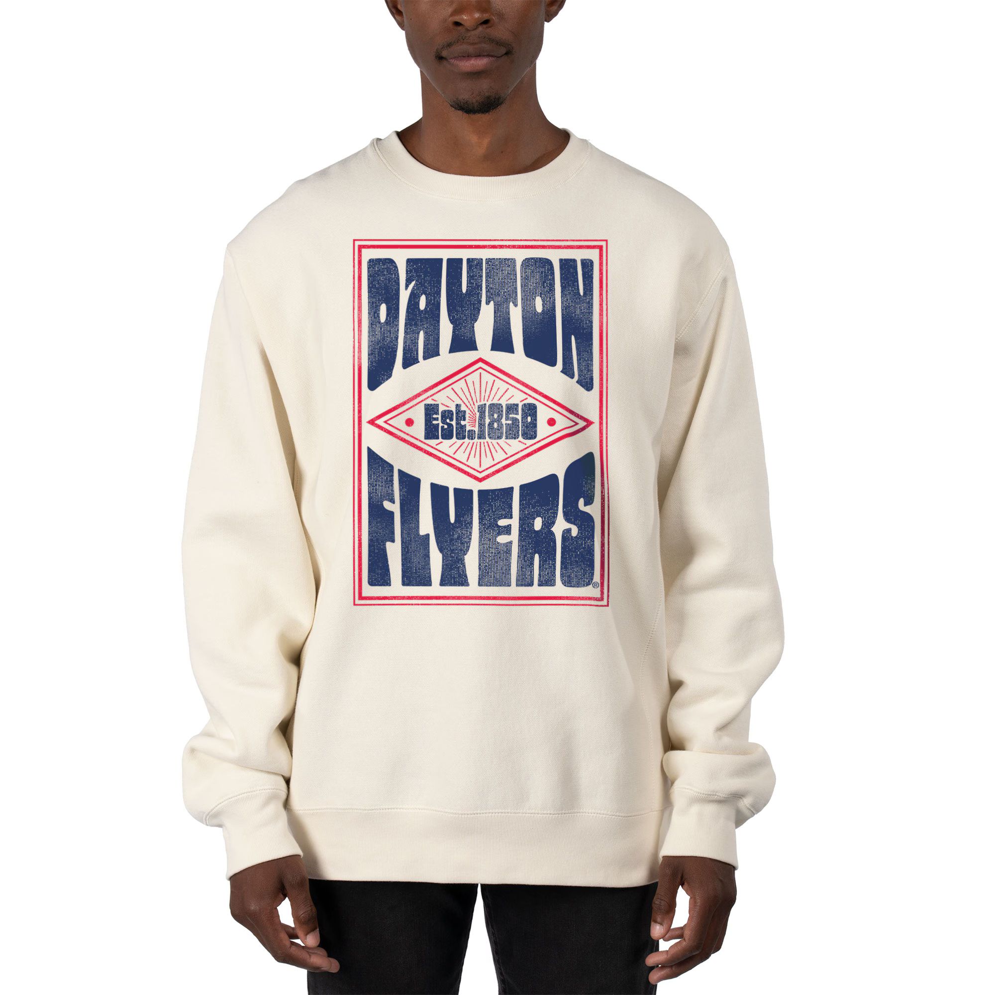 Dayton Flyers Uscape Apparel Premium Heavyweight Pullover Sweatshirt - Cream | Fanatics