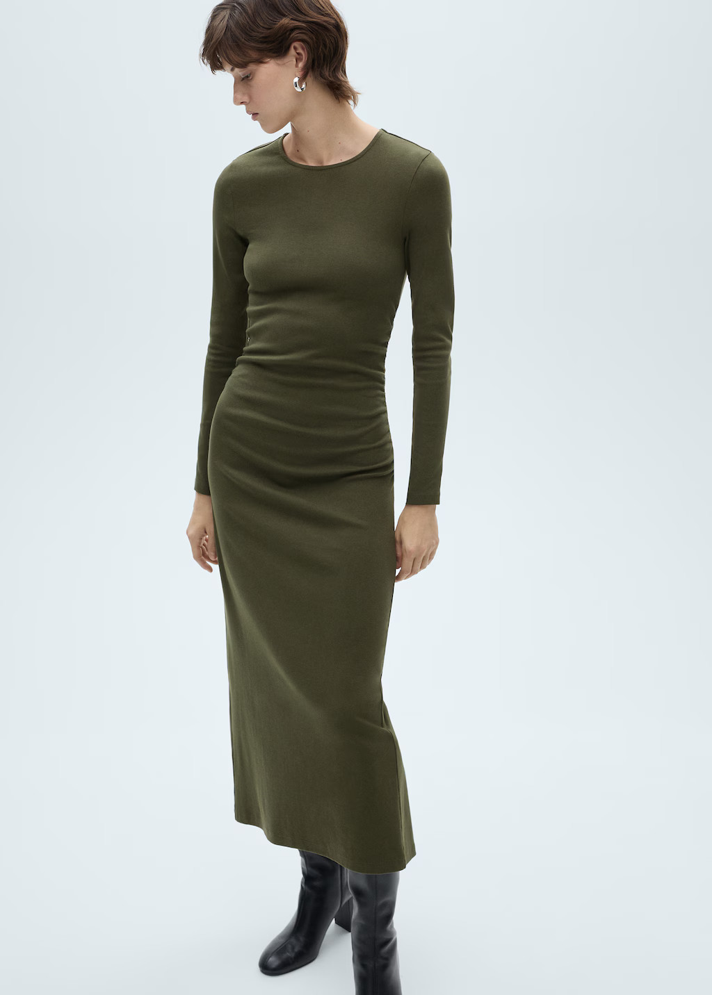 Cotton midi dress - Women | MANGO USA | Mango (US/MX/AU)