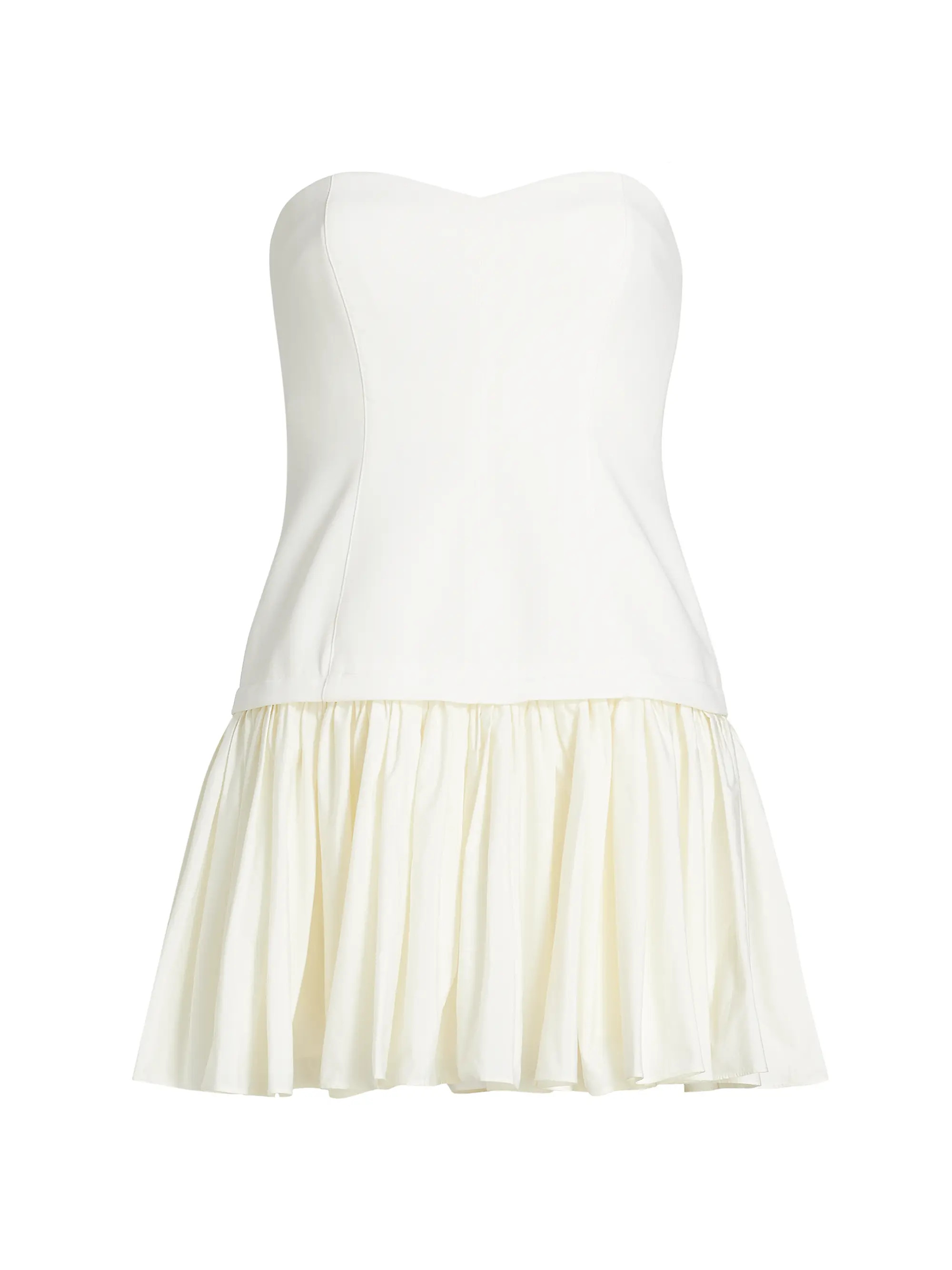 Shop Cinq à Sept Amanda Strapless Minidress | Saks Fifth Avenue | Saks Fifth Avenue