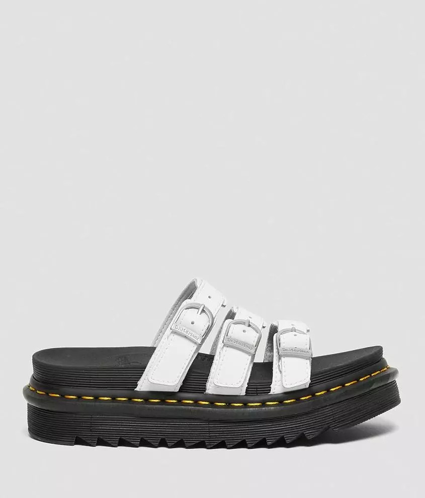 Blaire Hydro Leather Slide | Buckle
