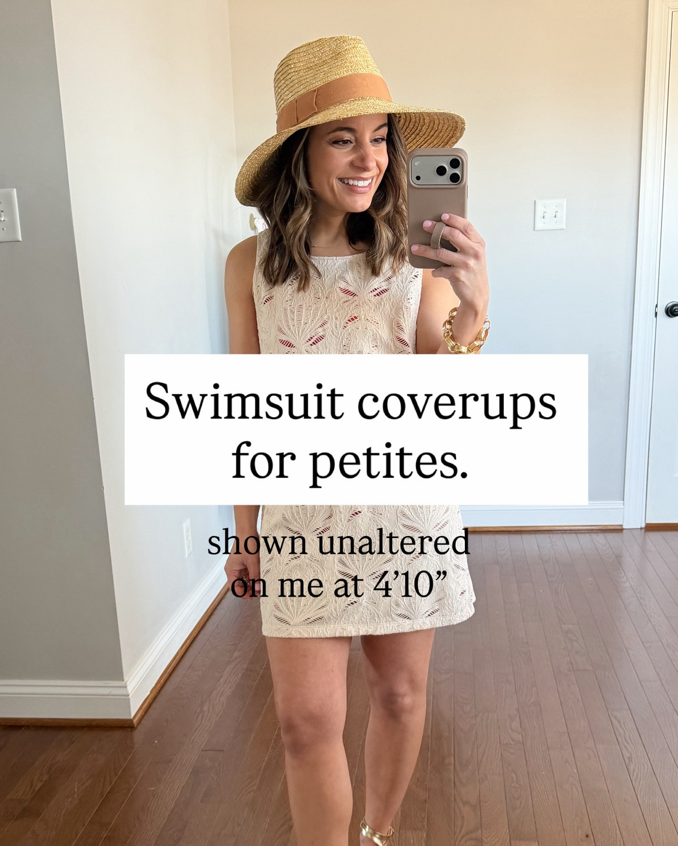 Swimsuit coverups for petites! 

Swimsuit (Target): xs full coverage bottom with a strapless or strap option 
Crochet Coverup (Target): xs 
Linen Pants (Athleta): petite xs 
Pareo (Amazon): one size 
Hat (Brixton): small 
Sandals (DV): tts  

#LTKPetite #LTKTravel #LTKSeasonal