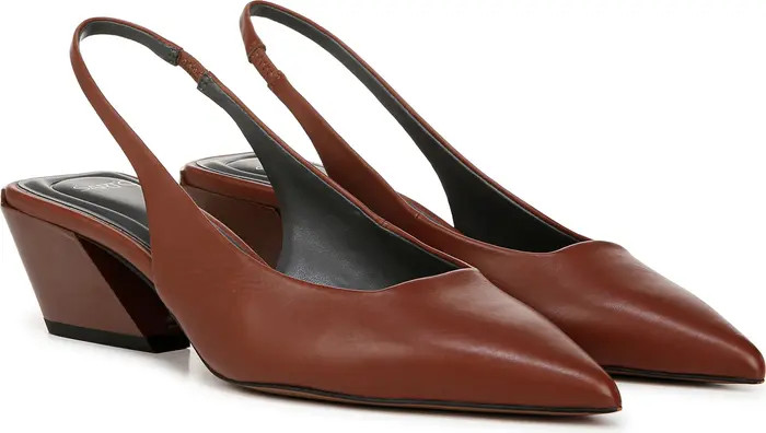 Gena Slingback Pointed Toe Pump (Women) | Nordstrom