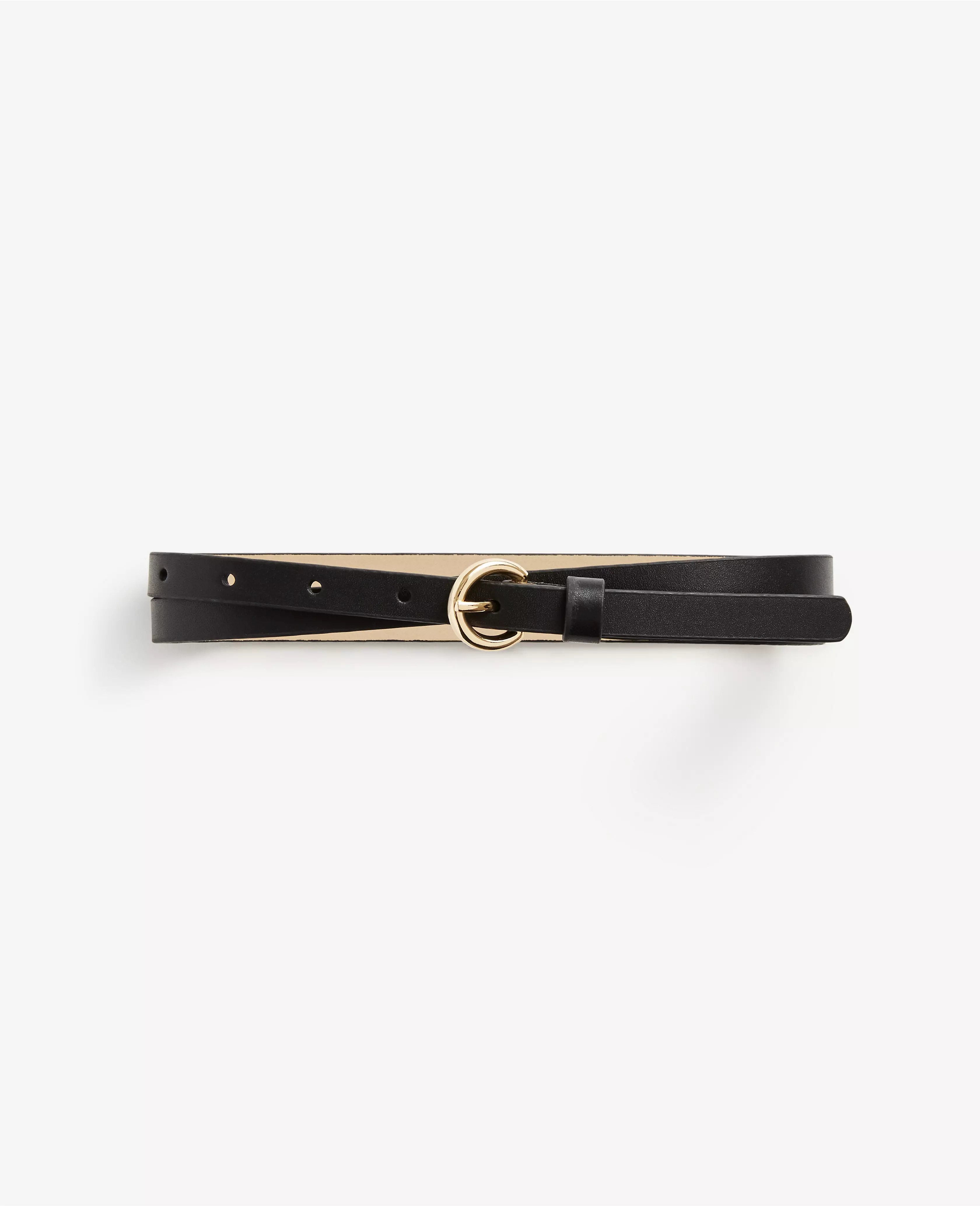 Skinny Leather Belt | Ann Taylor