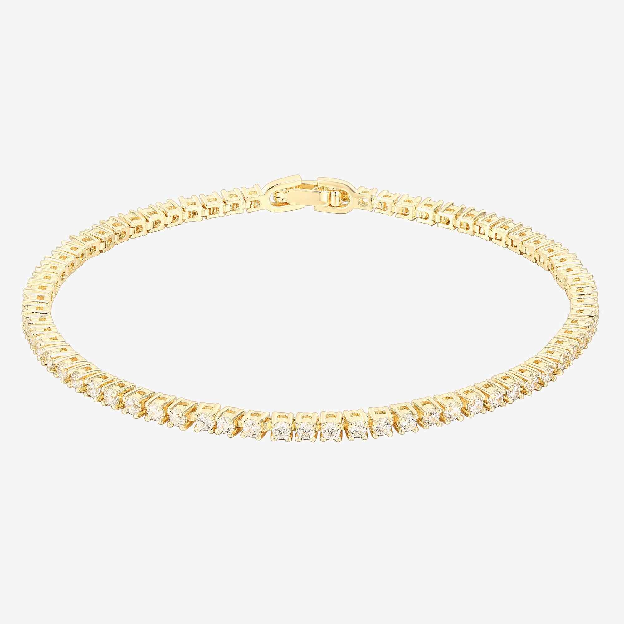 Venus Tennis Bracelet â Yellow Gold / 6.5 Inches | PAVOI