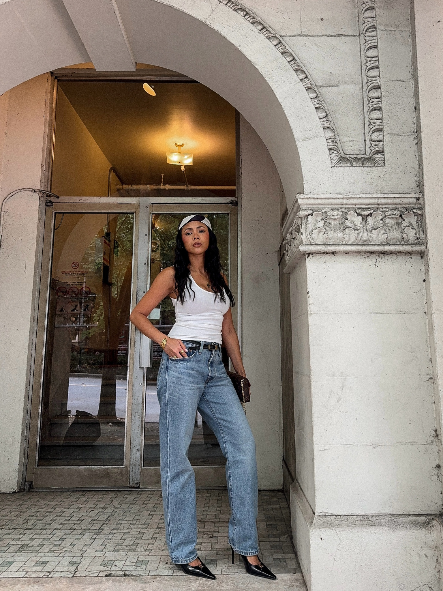 a classic white tank + levis jeans and black slingback shoes is a 10/10 

#LTKpetite #LTKstyletip #LTKjeans