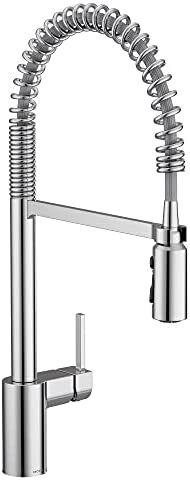 Moen Align Chrome One-Handle Pre-Rinse Spring Pulldown Kitchen Faucet with Pull Down Sprayer and ... | Amazon (US)