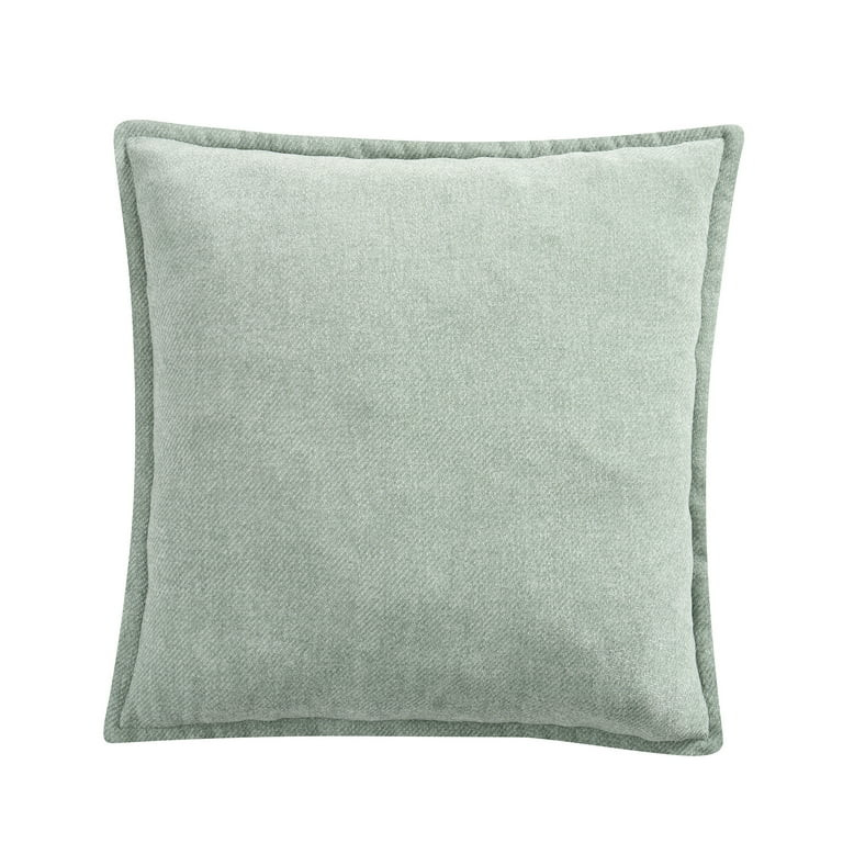 Mainstays 22" x 22" Green River Chenille Flange Decorative Pillow | Walmart (US)