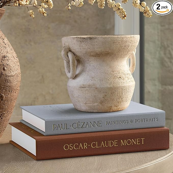 Aesthetic Decorative Books - Coffee Table Books Decor - Faux Decor Book Storage Box for Decoratio... | Amazon (US)