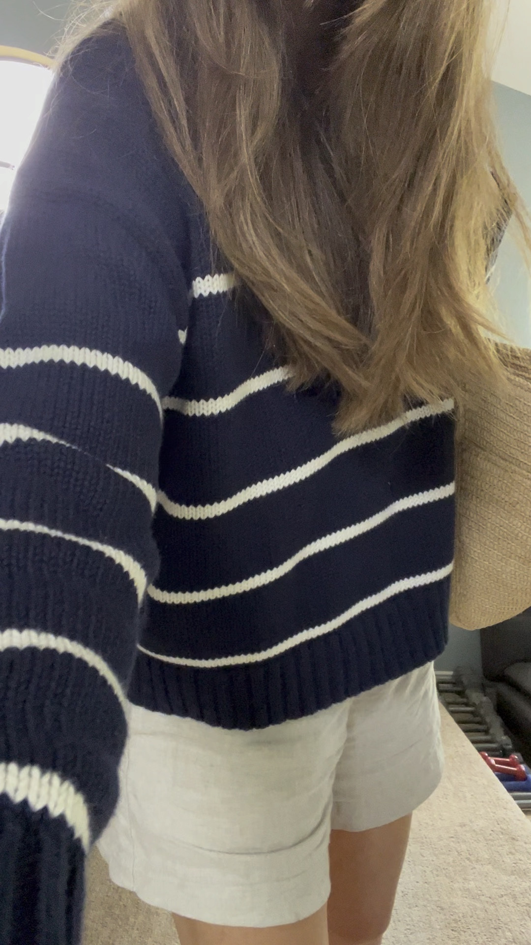 My ideal spring to summer outfit. Love this cotton knit that is a dead ringer for the Jenni Kayne one at a fraction of the cost. Linen shorts and leather sandals with a woven summer bag  

#LTKSeasonal #LTKSummerEdit #LTKItBag