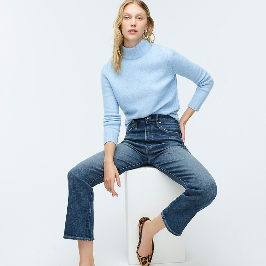 Mockneck sweater in supersoft yarn | J. Crew US