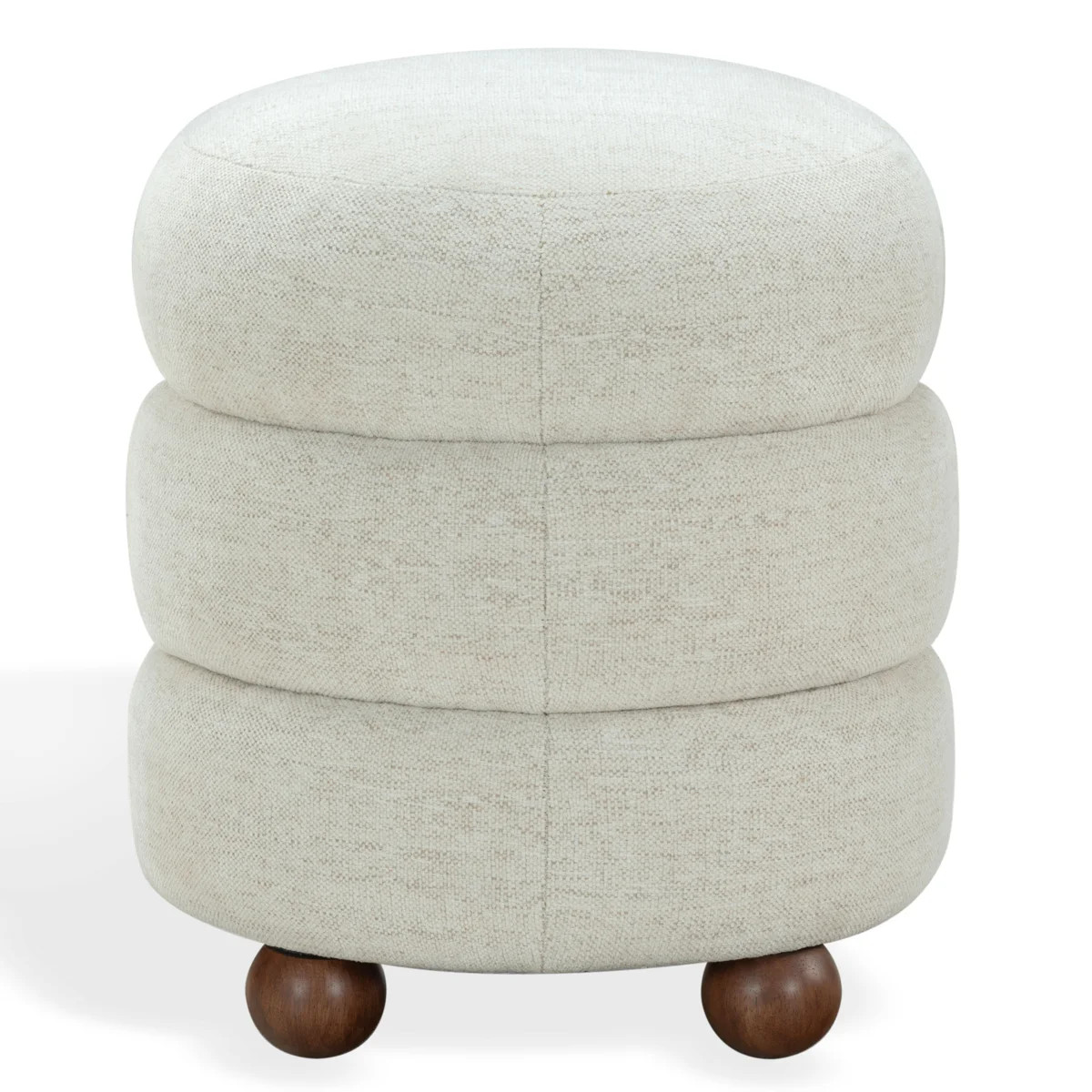 Vincente Dalisha 17" Round Ottoman | Wayfair North America