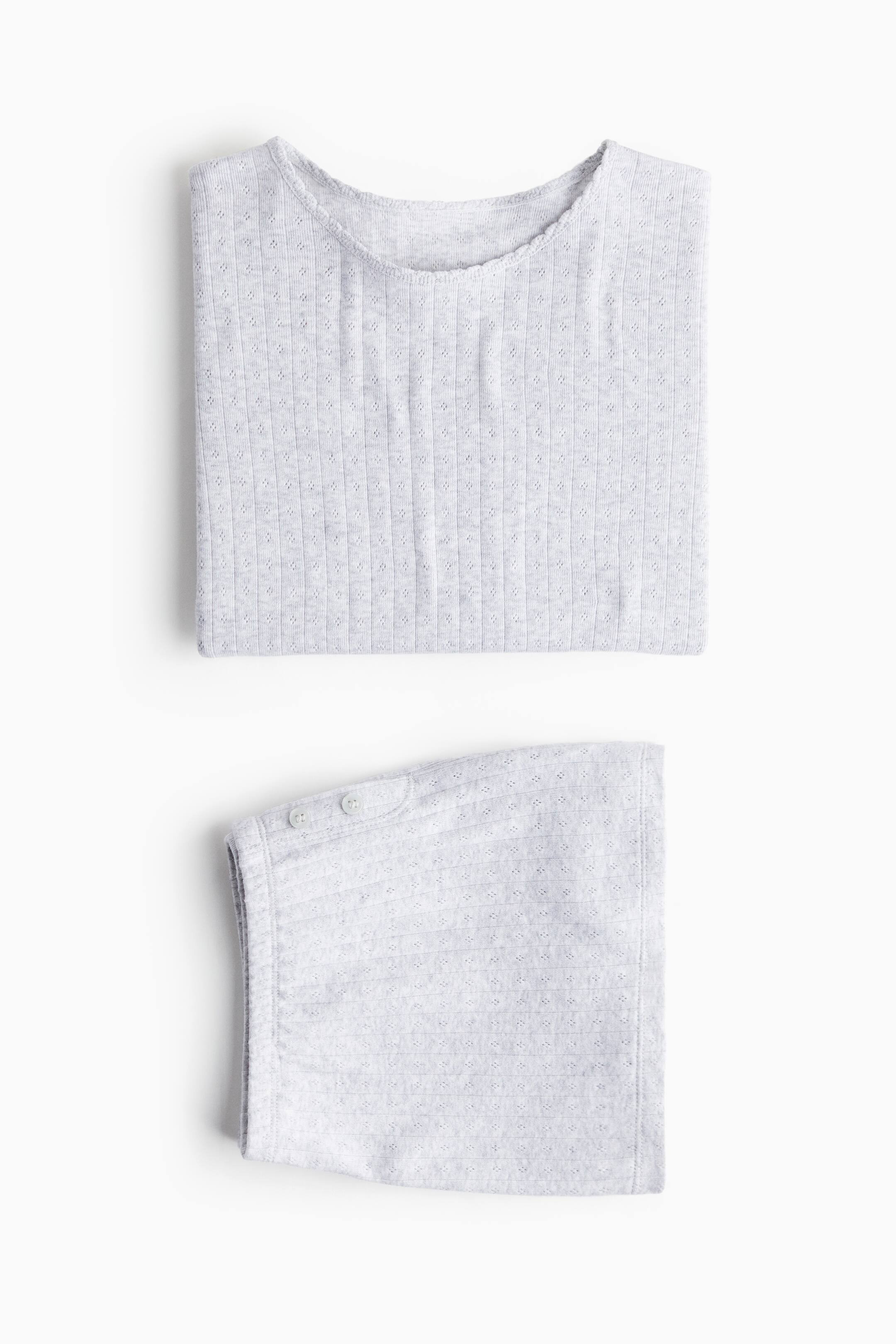 Pointelle Jersey Pajamas | H&M (US + CA)