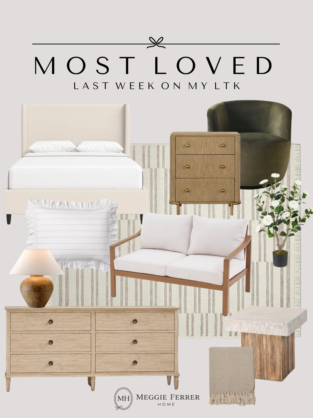 Sharing the pieces you’ve been loving most this past week!!

A mix of cozy bedroom layers, warm wood tones, and a few outdoor finds that made such a difference. 

it’s all about those simple details that make a space feel more elevated + pulled together. 🌿🤎

#ltkhome #homefinds #neutralhome #cozyhome #homedecor #liketkit

#LTKHome