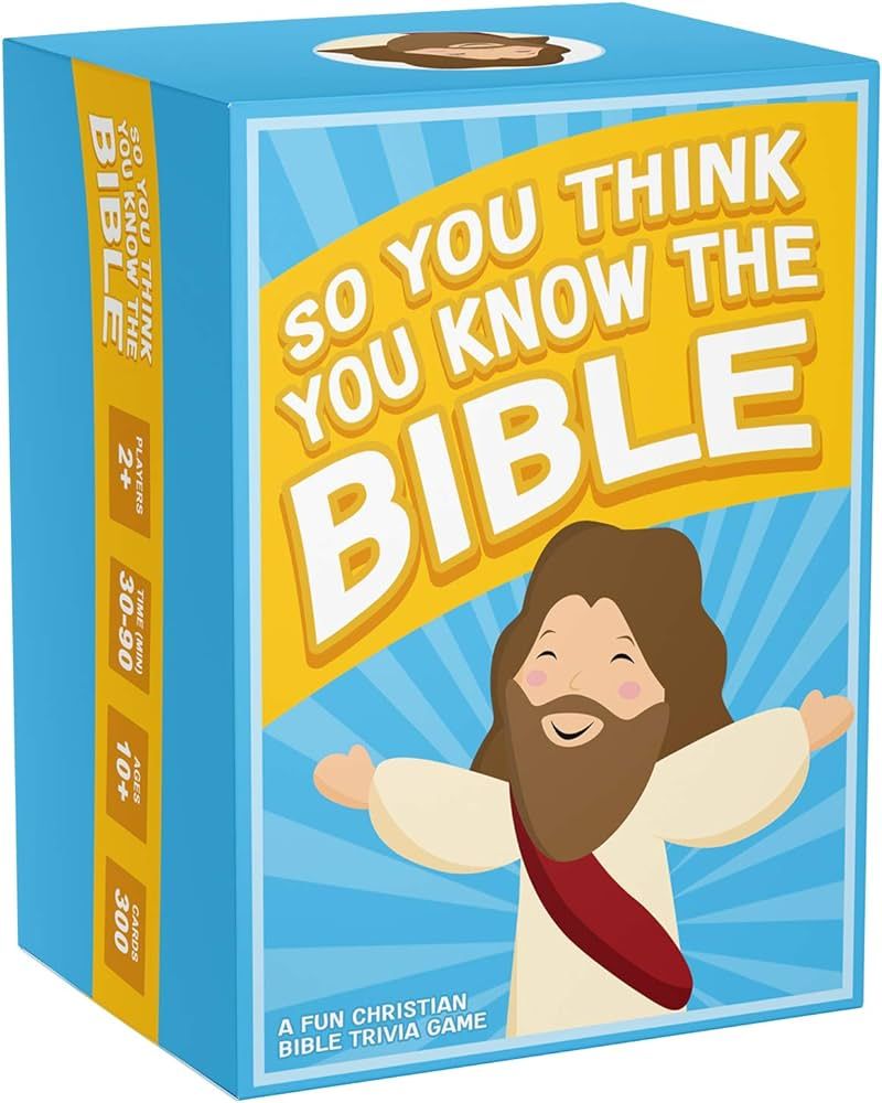 A Fun Bible Trivia Game for Families, Fellowships and Bible Study - A Great Christian Gift | Amazon (US)