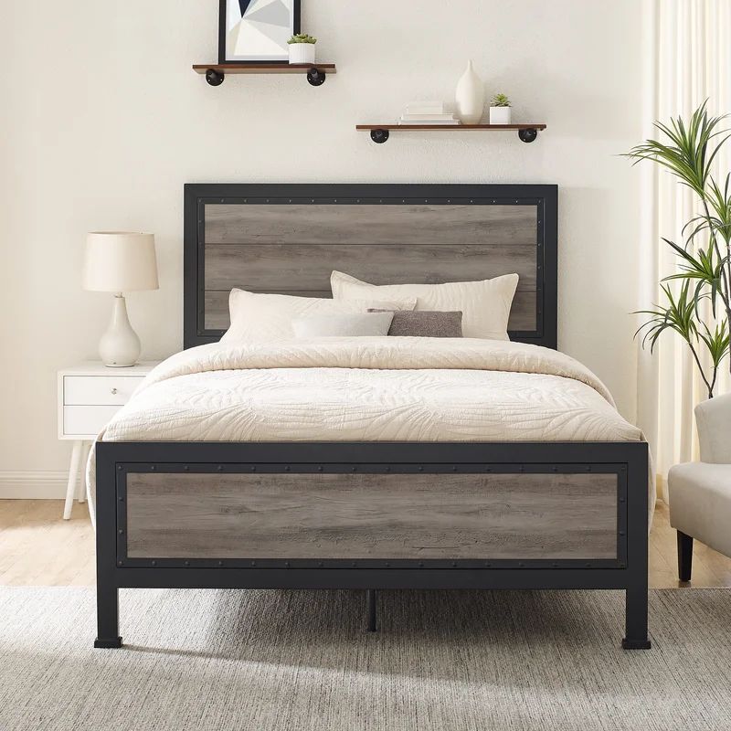 Abdon Queen Low Profile Standard Bed | Wayfair North America