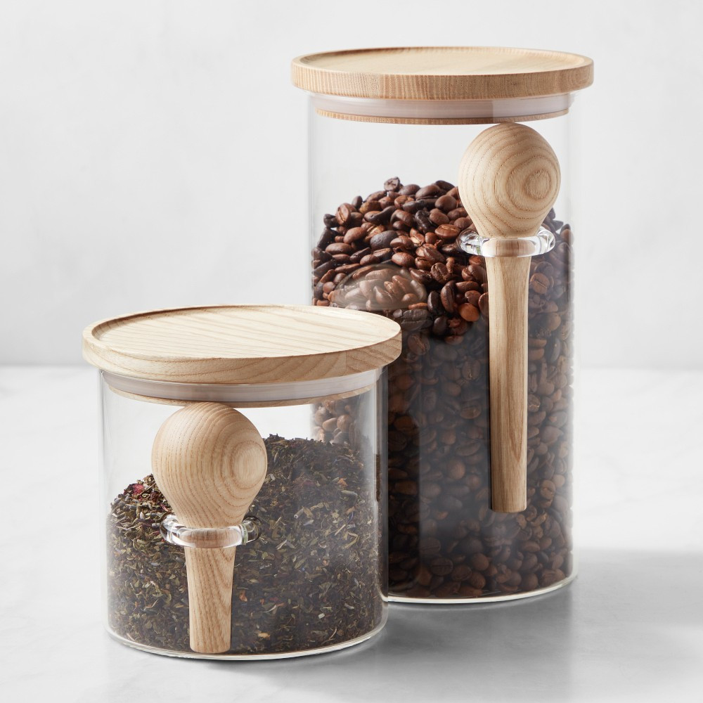 Hold Everything Coffee &amp; Tea Stackable Canisters | Williams-Sonoma
