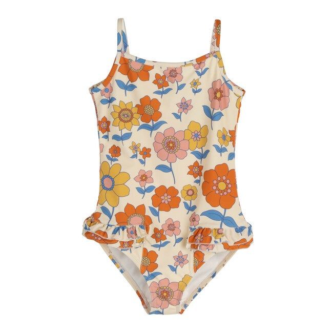 Malia One Piece, Retro Flower | Maisonette