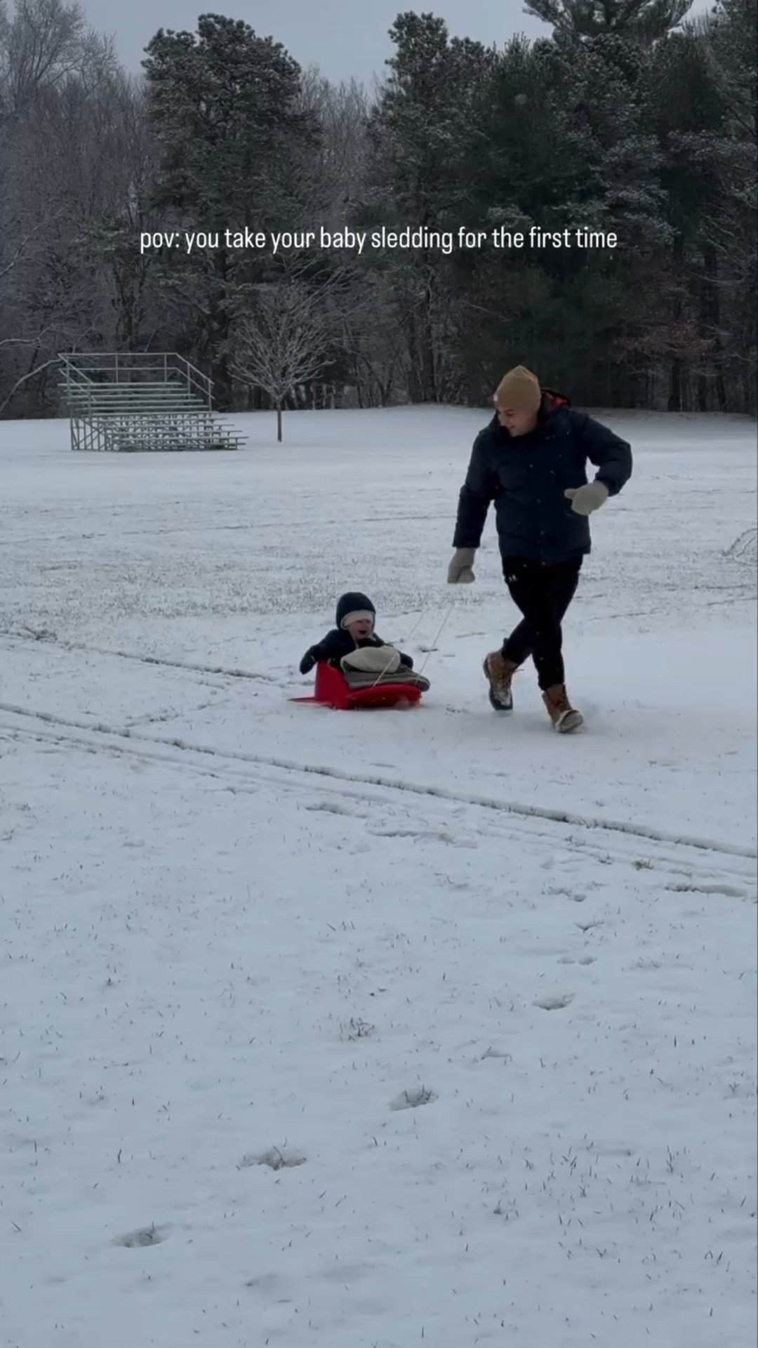 If you needed a sign to bundle up and play in the snow with your little one this is it! 🥹❄️☃️ Safe to say she doesn’t mind a New England winter! #toddler #baby #sled

Comment SLEIGH for the baby sled!

#LTKBaby