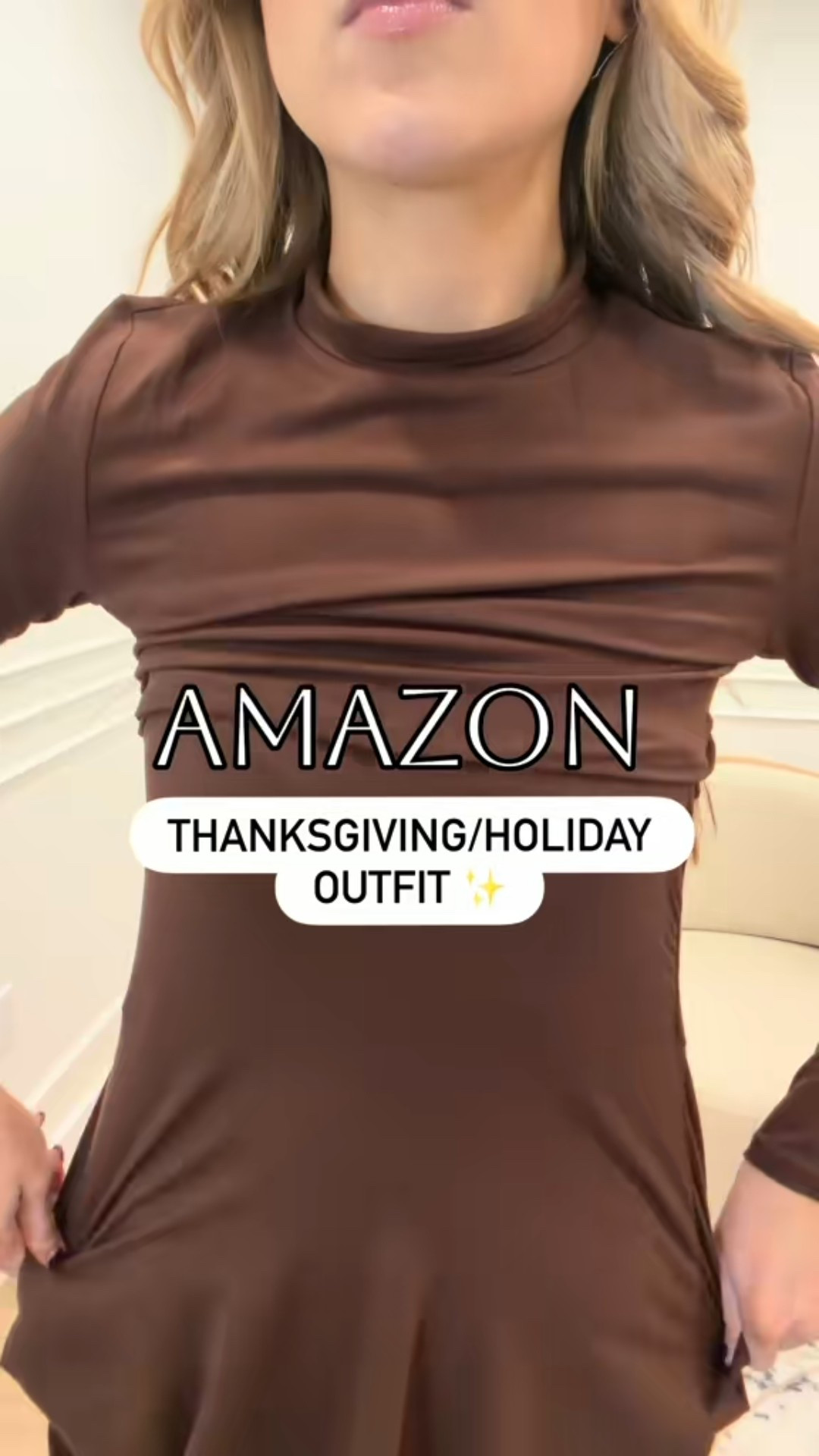 Can’t stop wearing this combo 🤎✨
The perfect Amazon Thanksgiving & holiday outfit — comfy, flattering, and so easy to dress up or down! 🍂

This Amazon set is soft, stretchy, and looks way more expensive than it is — definitely a must-have for the holiday season!

#LTKootd #LTKHoliday #LTKStyleTip