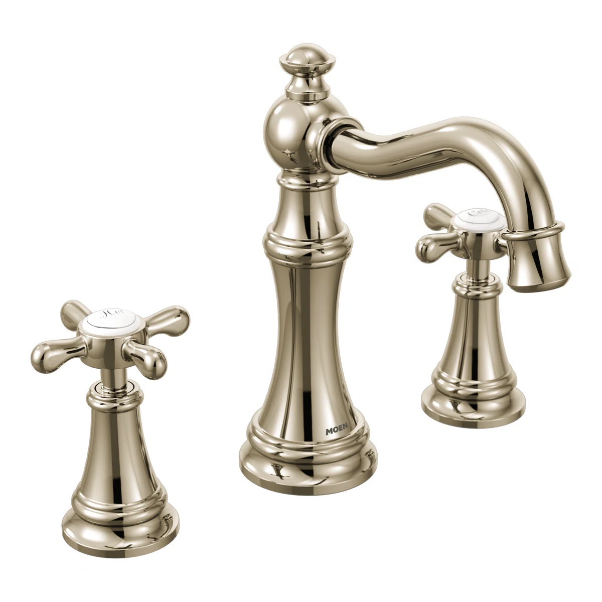 Weymouth TS42114NL Widespread Bathroom Faucet in Polished Nickel, Valve Required (Not Included) T... | Wayfair North America