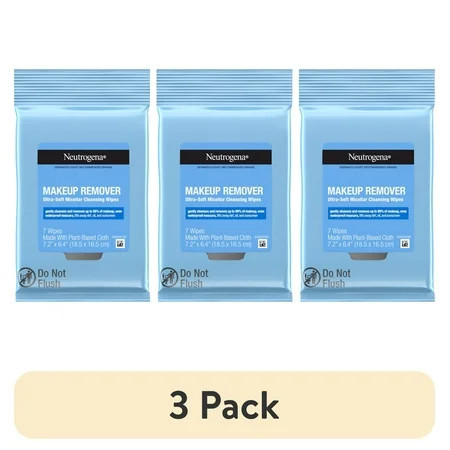 Neutrogena Makeup Remover Cleansing Towelettes Face Makeup Wipes Travel Pack 7 Count | Walmart (US)
