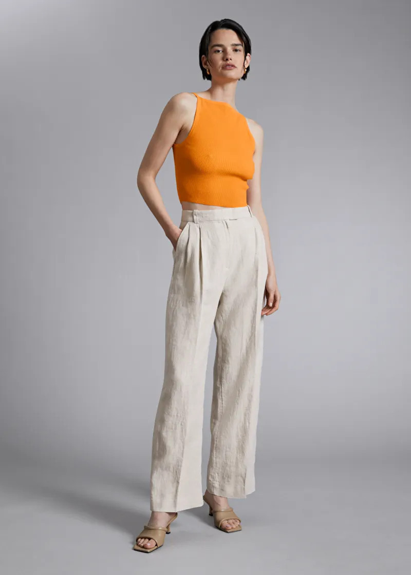 Tailored Linen Trousers | & Other Stories (EU + UK)