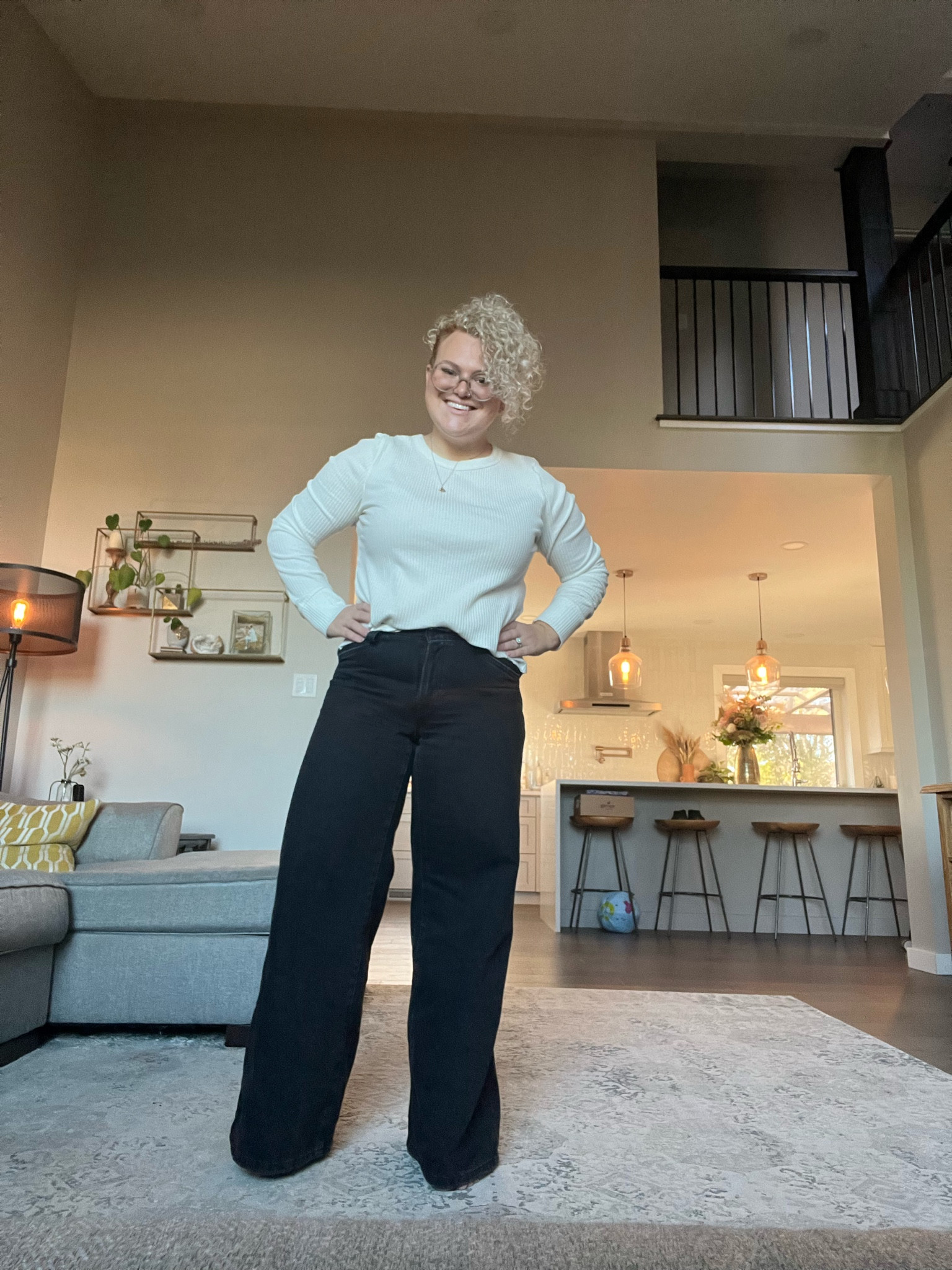 Wearing Large in the Fireside long sleeve and a 30/31 in the Levi’s wide leg. Fire Edie long sleeve is on a huge sale!

#LTKbeauty #LTKsalealert #LTKmidsize