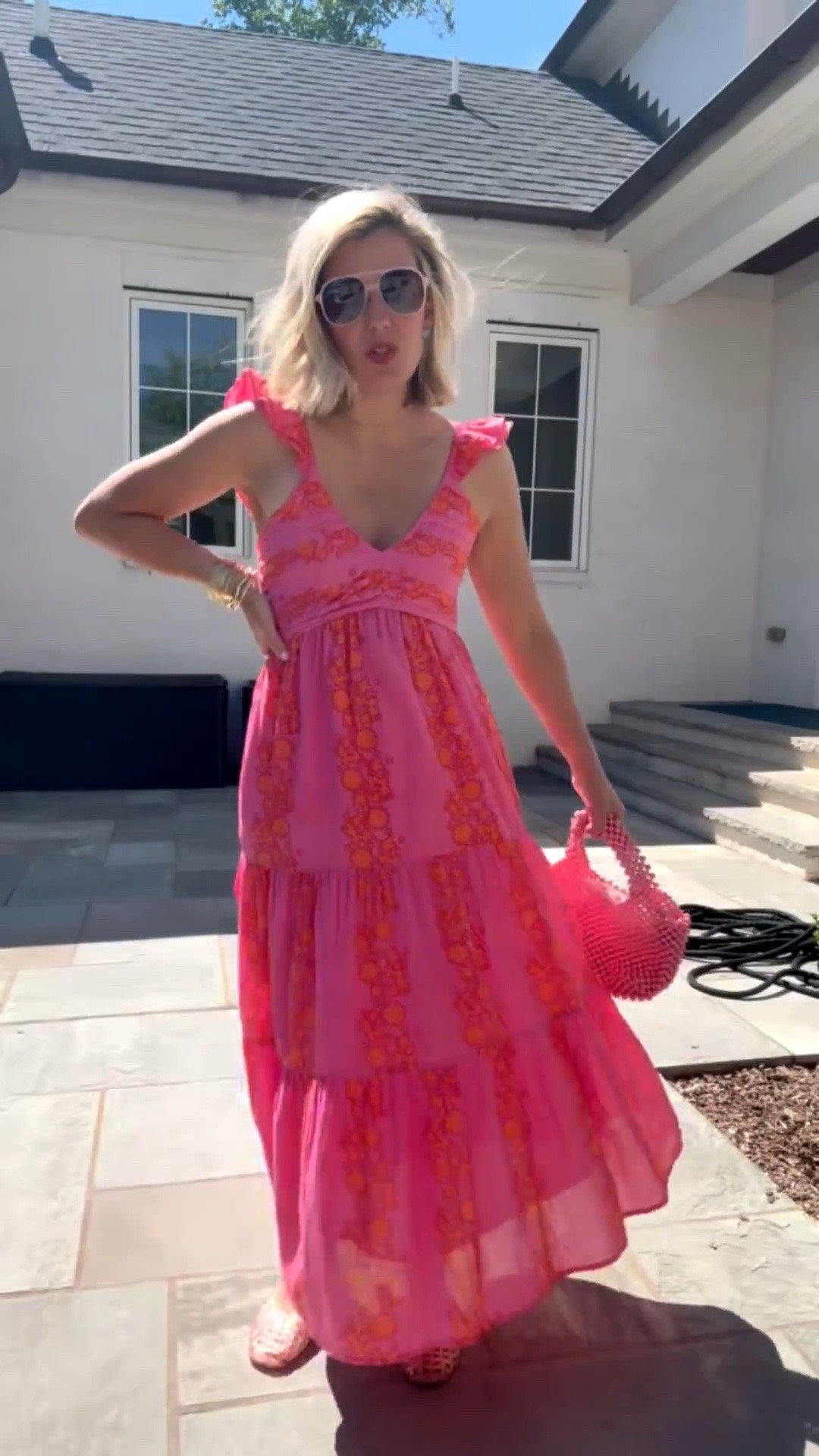 In love with this dress!! The colors are gorgeous and the fit is just so flattering. I’m in a size xs and 8 jelly. 

 *Use my code Catherine20 on A+B
 *Use code my Mixandmatchmadness on Loopy

#LTKdayinmylife #LTKmomlife #LTKOver40