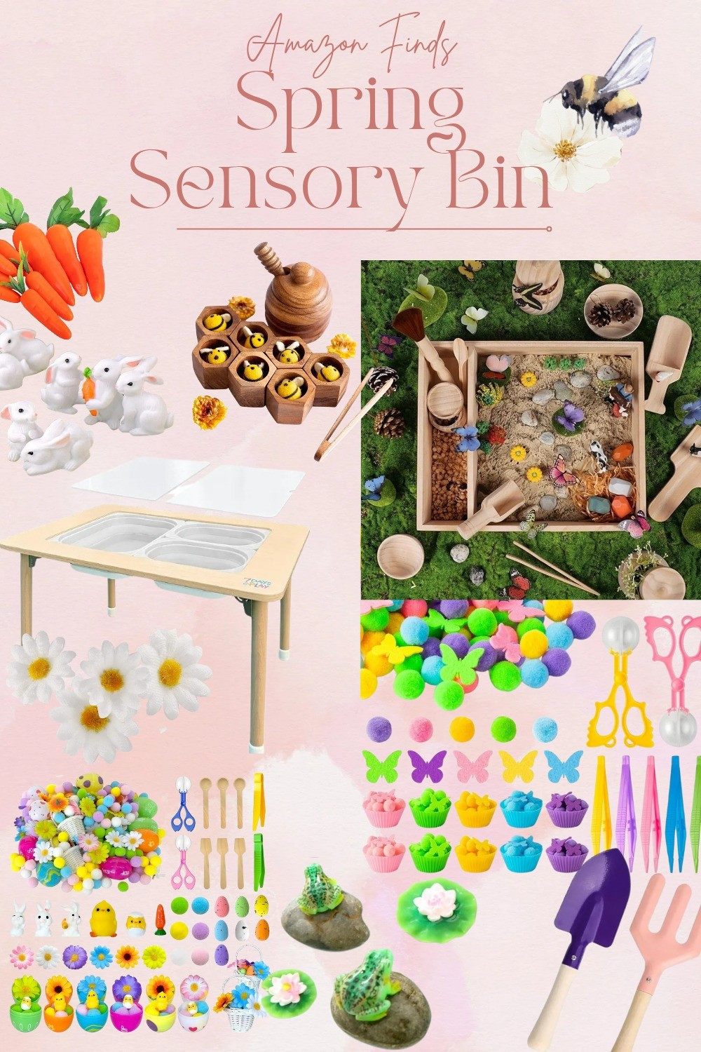 Spring Sensory Bin Ideas, everything found on Amazon 

#LTKSeasonal #LTKFamily #LTKKids