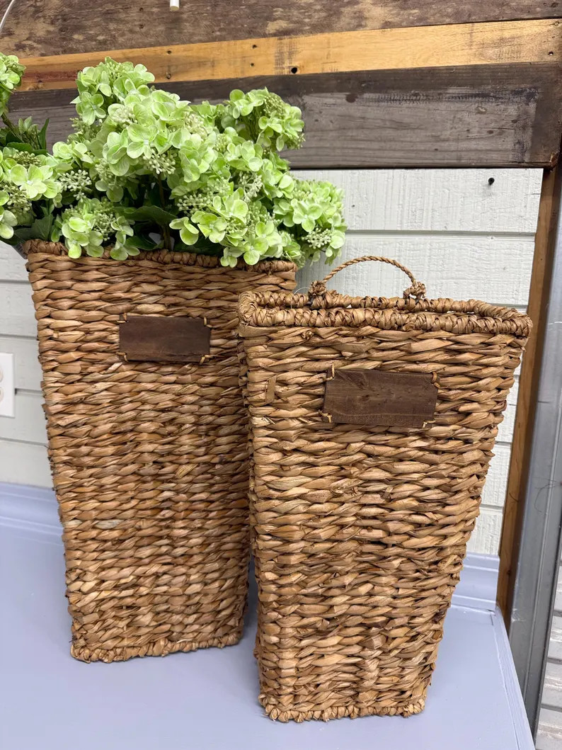 Set of Hanging Baskets 21" - Etsy | Etsy (Global)