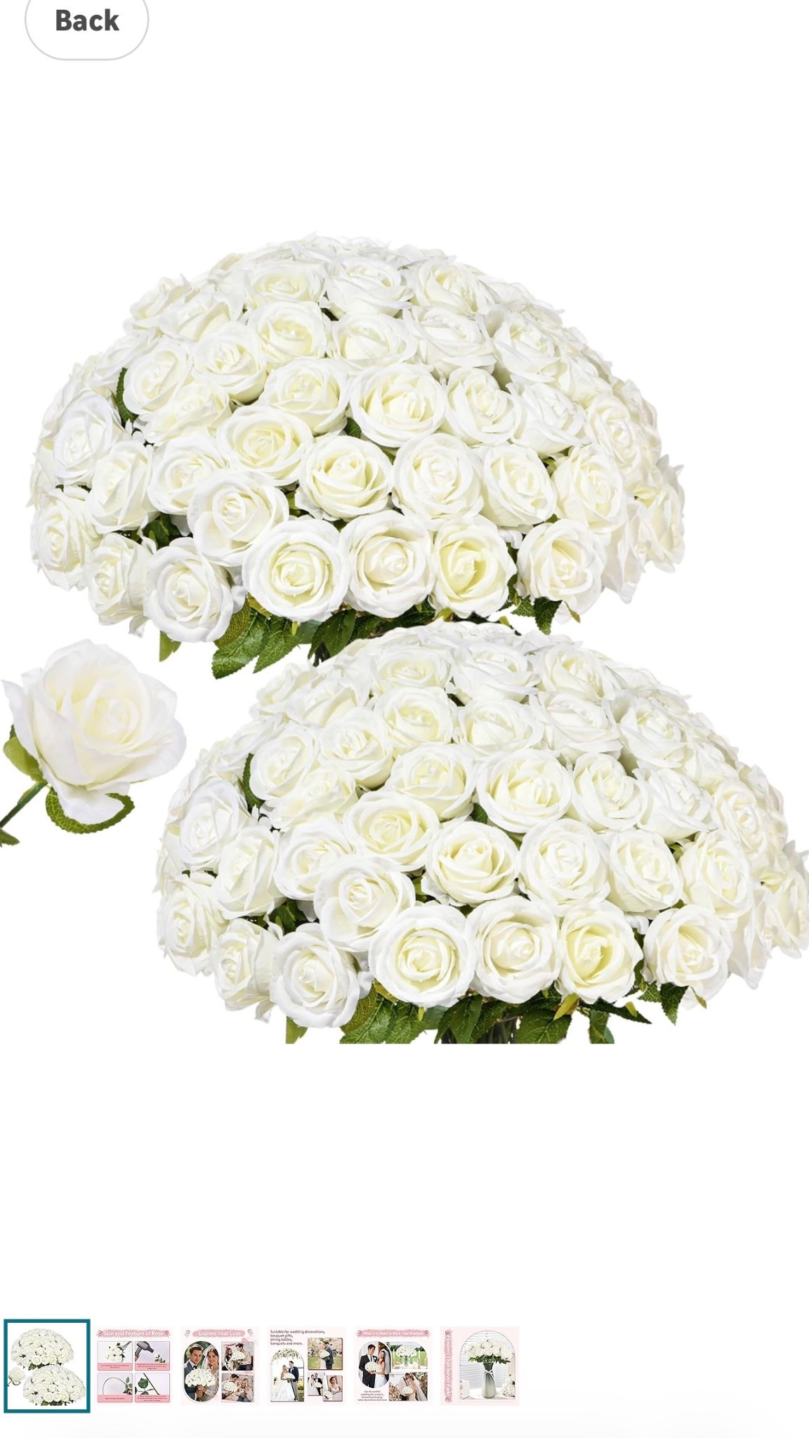 Beautiful real touch faux roses  

#LTKHome #LTKWedding #LTKSpringSale