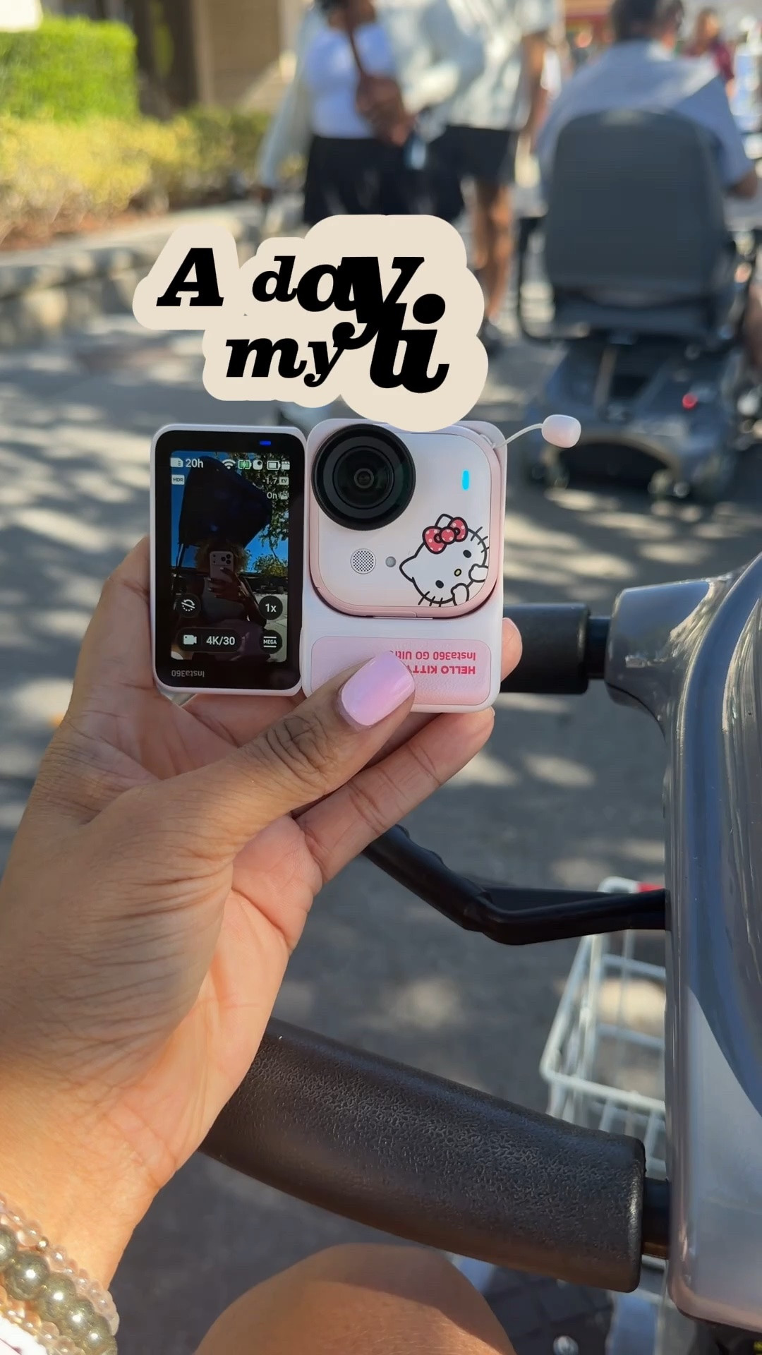 The Hello Kitty Limited Edition Insta360 GO Ultra might be the cutest little vlogging camera in my collection. 🎀📸 It’s tiny enough to take everywhere, which makes it perfect for POV shots, mini vlogs, shopping days, travel, and everyday content without pulling out a big camera.

And if you’re a little shy about vlogging in public? 👀 This is exactly the type of camera that makes filming feel way less obvious. Small camera + 4K video + Hello Kitty = take my money. 😂💕

#Insta360GOUltra #HelloKitty #VloggingCamera #CreatorTech #MiniVlog